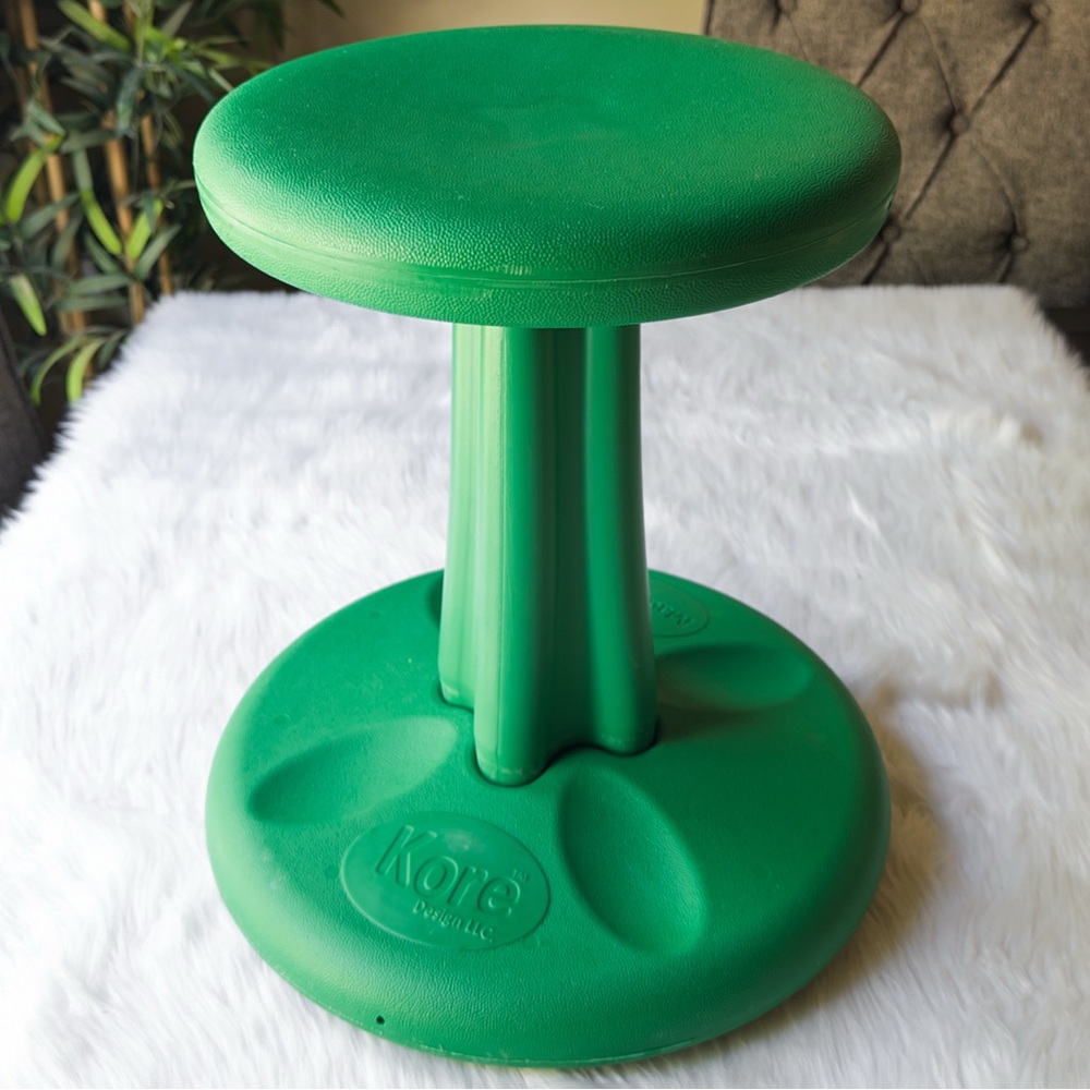 Wobble Stool by Kore Design LLC Green 12” Preschool ADD/ADHD Classroom Chair